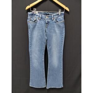 Lucky Brand Dungarees Midnight Maddie Jean Made in USA Size 0/25